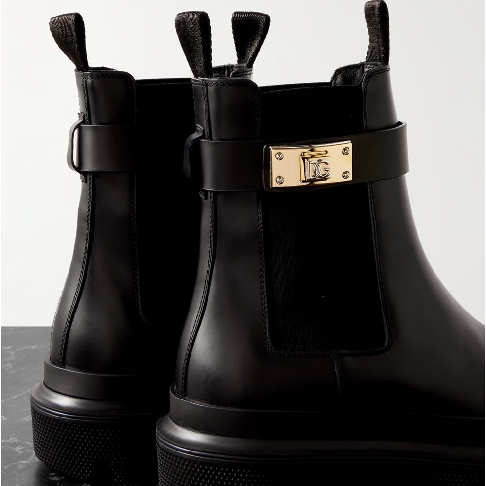 New Authentic DOLCE & GABBANA
LEATHER CHELSEA BOOTS - Picture 3 of 12